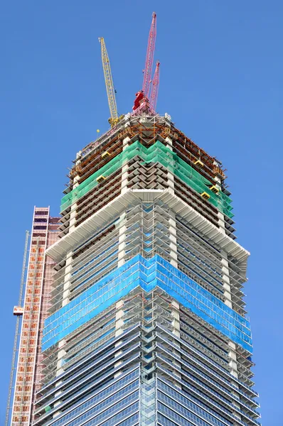 Wolkenkrabber bouwplaats — Stockfoto