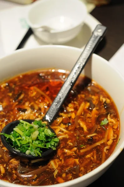 熱くて酸味のあるスープ — ストック写真