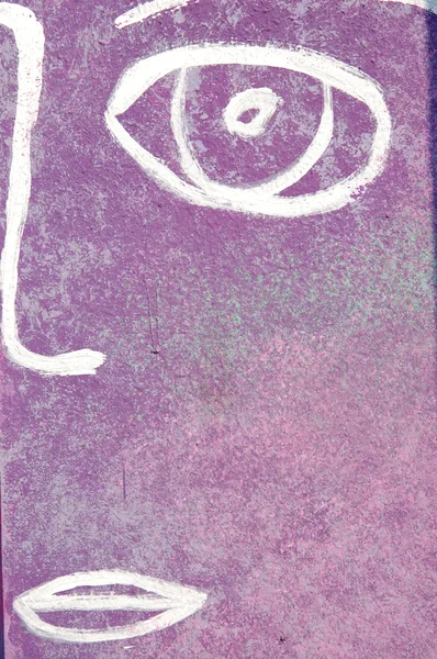 Фиолетовая стена — стоковое фото