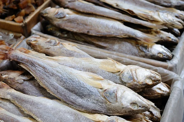 Pilha de peixe salgado — Fotografia de Stock