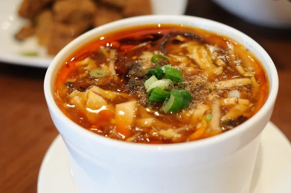 매운 신맛의 수프 — 스톡 사진