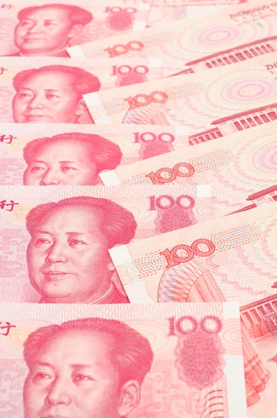 China yuan close-up — Stockfoto