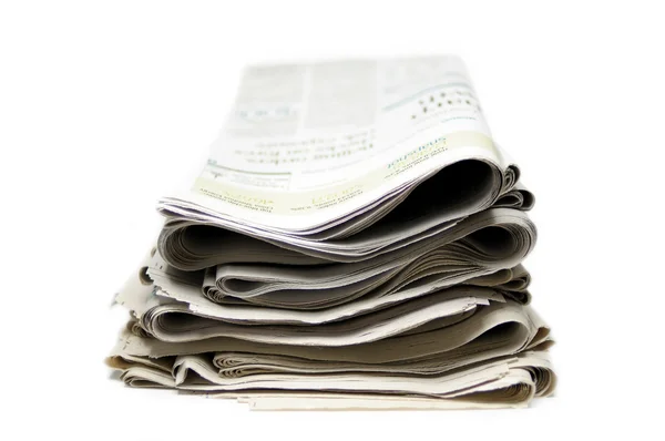 Stack of newspaper — Stock Photo, Image