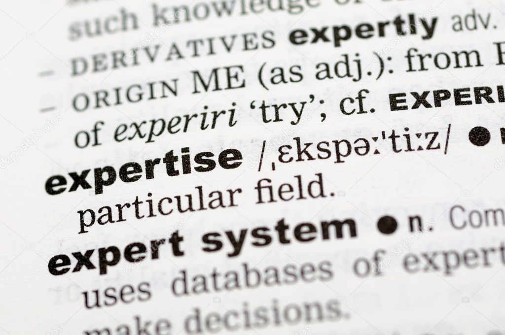 Dictionary definition of expertise