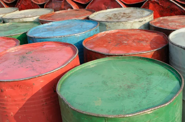 stock image Stack of drums