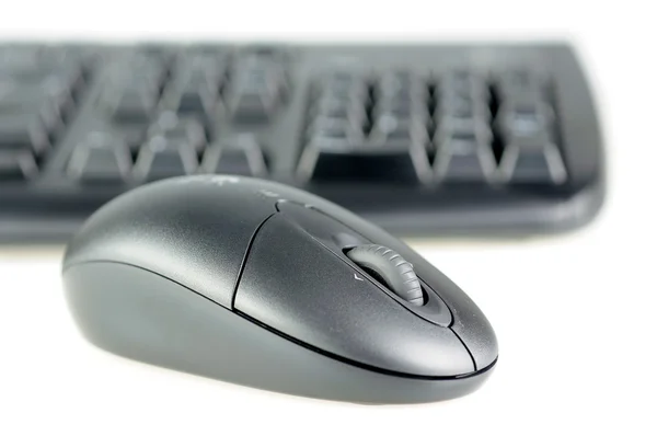 Бездротова клавіатура і миша — стокове фото
