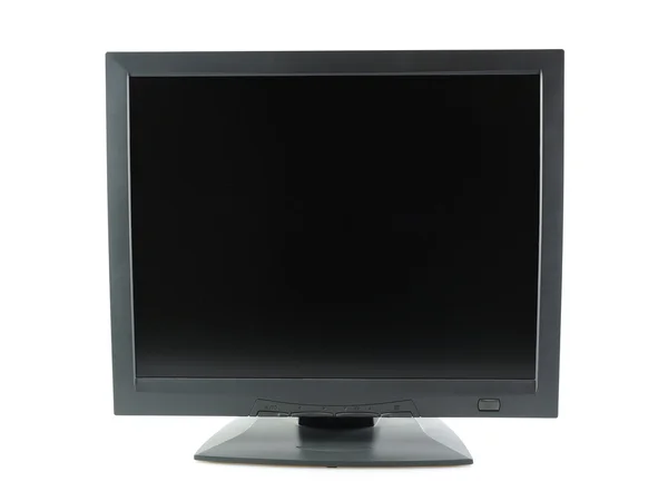 Czarny monitor lcd — Zdjęcie stockowe