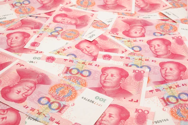 Čína jüan pozadí — Stock fotografie