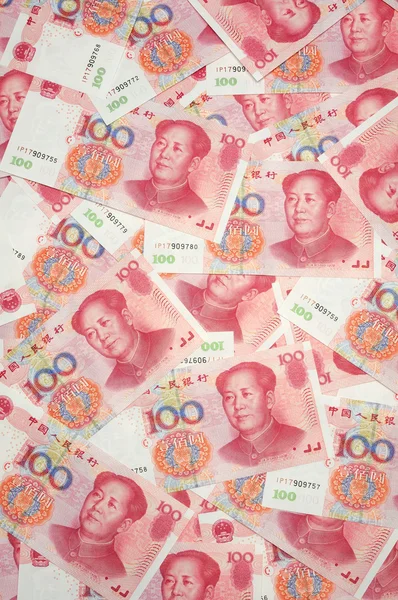 中国人民币背景 — 图库照片