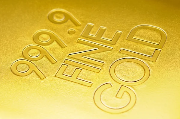 Крупный план из чистого золота — стоковое фото