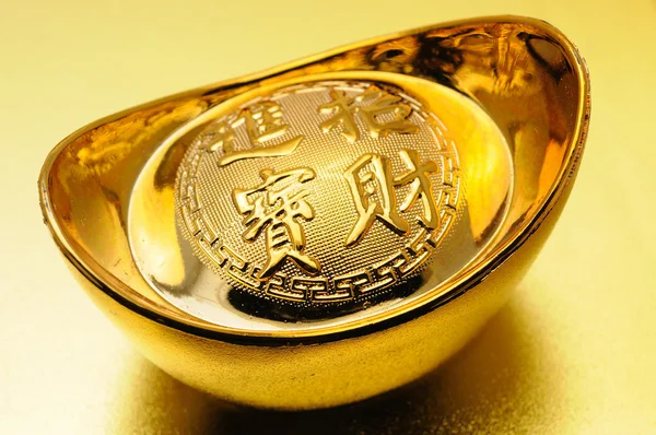Kinesiska guldtacka — Stockfoto