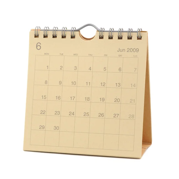 stock image Calendar - June 2009