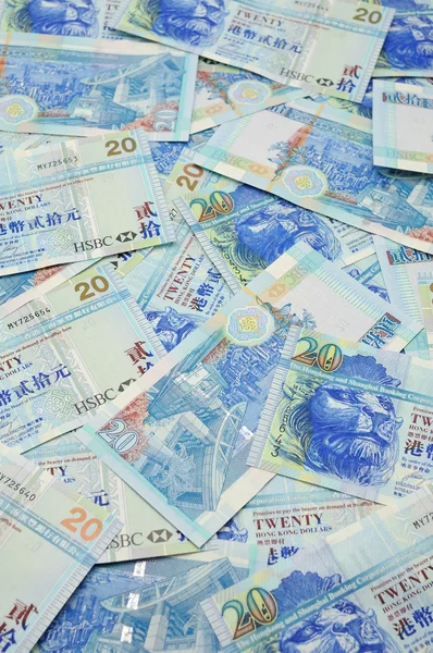 香港二十美元钞票 — 图库照片