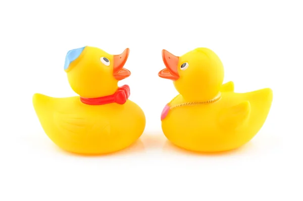 Rubber duck couple — Stock Photo, Image