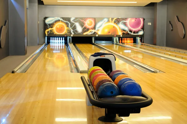 Bowling alley — Stock Photo, Image