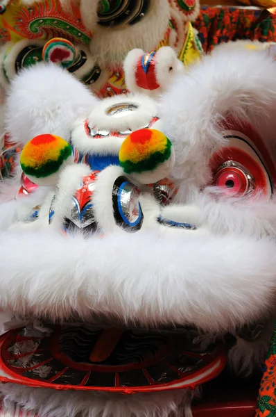 중국 춤 사자 머리 — 스톡 사진