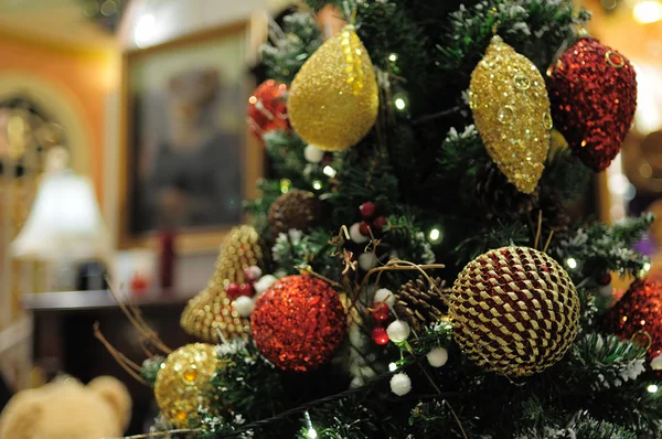 Close up di ornamenti natalizi — Foto Stock