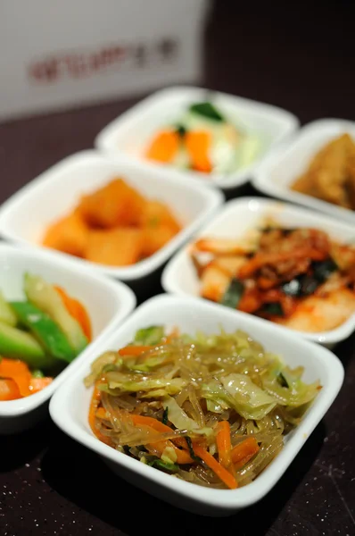 Koreanische Küche Beilagen — Stockfoto