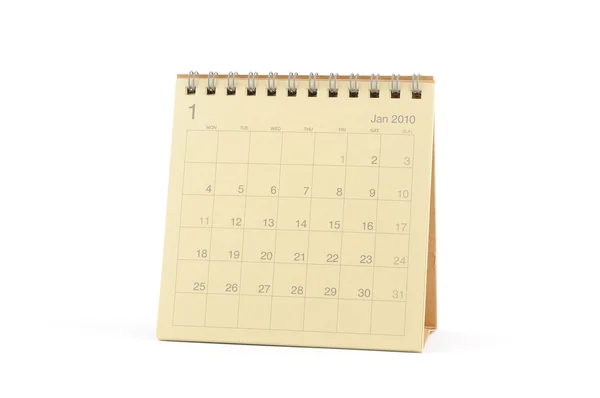 Calendario - Enero 2010 — Foto de Stock