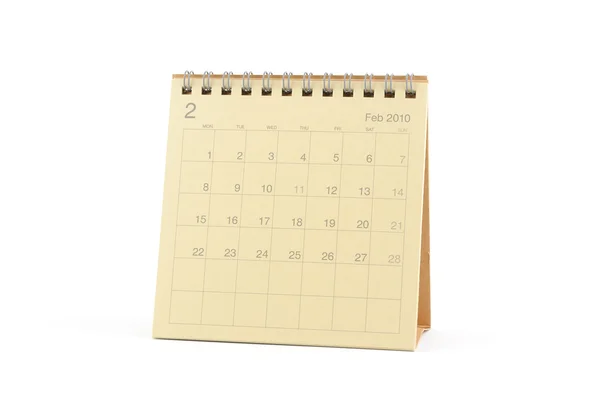 Calendario - Febrero 2010 — Foto de Stock