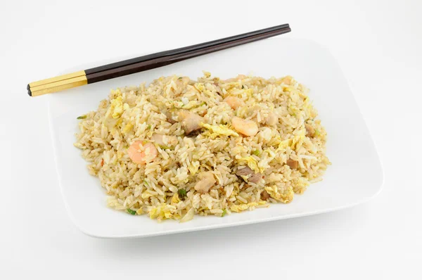 Πιάτο της τηγανητό ρύζι — Φωτογραφία Αρχείου