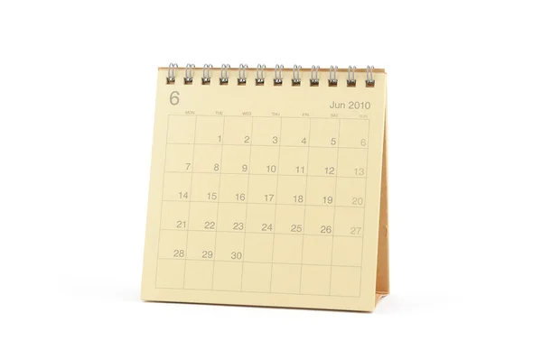 Calendar - June 2010 — Stock Photo, Image