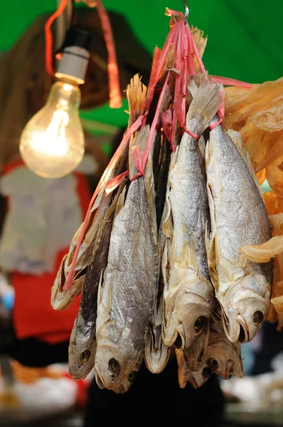 Сушеная соленая рыба — стоковое фото