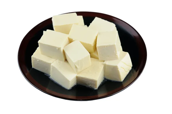 Тарелка тофу — стоковое фото