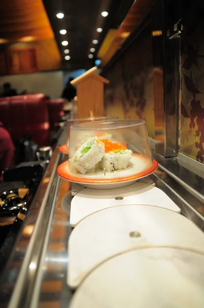 Przenośniki taśmowe sushi — Zdjęcie stockowe
