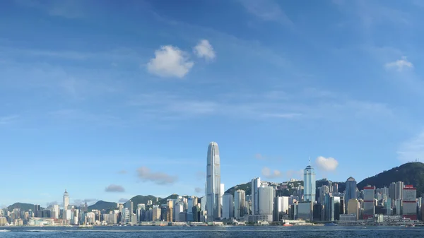 Χονγκ Κονγκ skyline Πανόραμα — Φωτογραφία Αρχείου