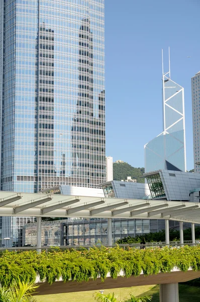Moderní budovy v Hong Kongu — Stock fotografie