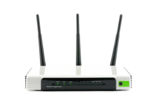 stock image Wireless gigabit broadband router