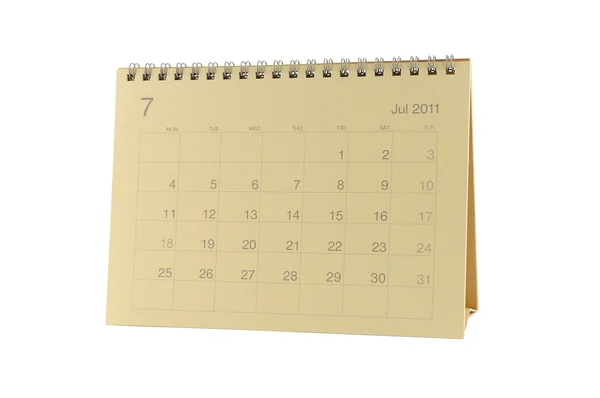 July 2011 Calendar — Stock Photo, Image