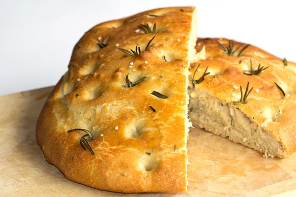 Домашний хлеб фокация — стоковое фото