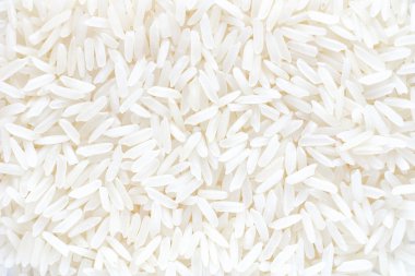 Close up shot of white rice (textured) clipart