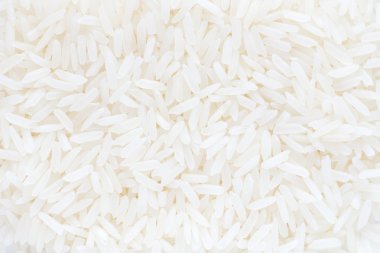 Close up shot of white rice clipart