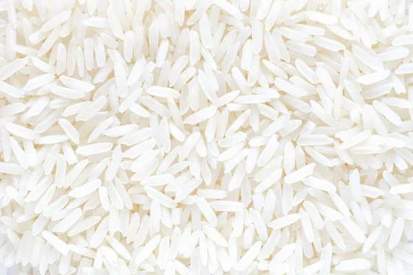 Close-up shot van witte rijst (ribbels en noppen) Stockafbeelding