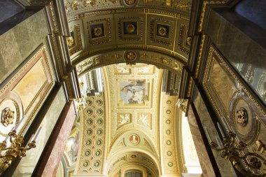 St. Stephen's Basilica interior clipart