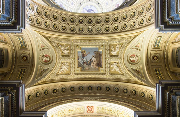 Basilica di Santo Stefano, affresco di Gesù — Foto Stock