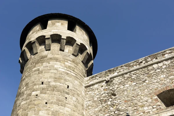 stock image Medieval bastion in Royal Palace of Buda, Budapest,