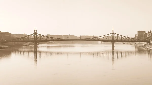 Liberty bridge, Budapest — Stockfoto