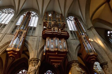 Aziz michael ve GudulaKatedrali st., Brüksel iç boru organ