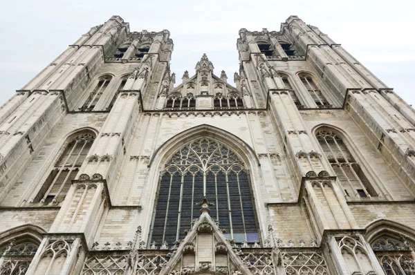 Cattedrale di San Michele e Gudula. Bruxelles. — Foto Stock