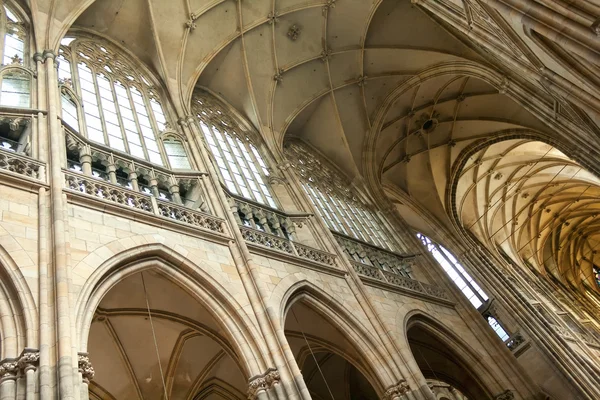 Interior dari Saint Vitus Cathedral — Stok Foto