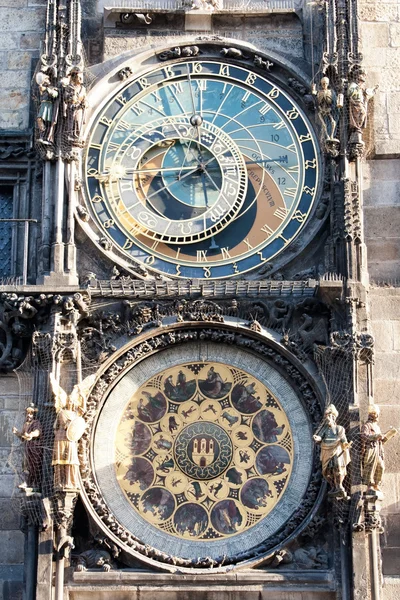 Αστρονομικό ρολόι στην Πράγα — Φωτογραφία Αρχείου