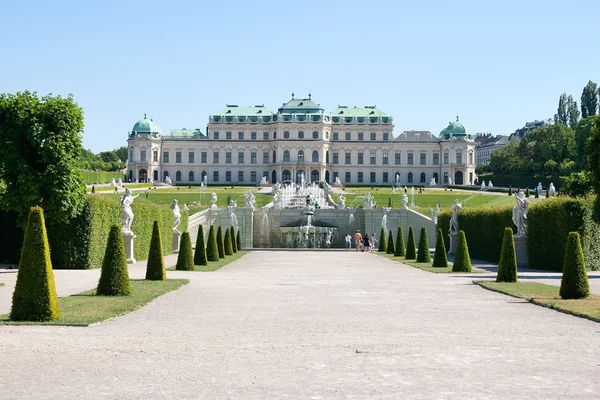 Belvedere slott i Wien — Stockfoto