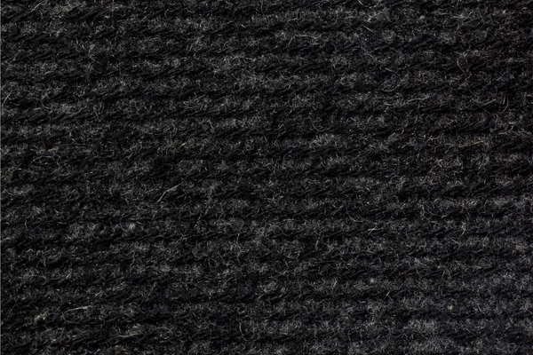 Gray woollen fabric texture (horizontal) — Stock Photo, Image