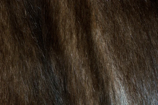 Fundo de pele de vison marrom abstrato (textura vertical ) — Fotografia de Stock