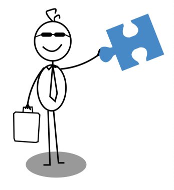 Businessman Open Cooperation clipart