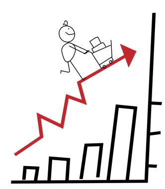 grafik kadar mutlu işadamı